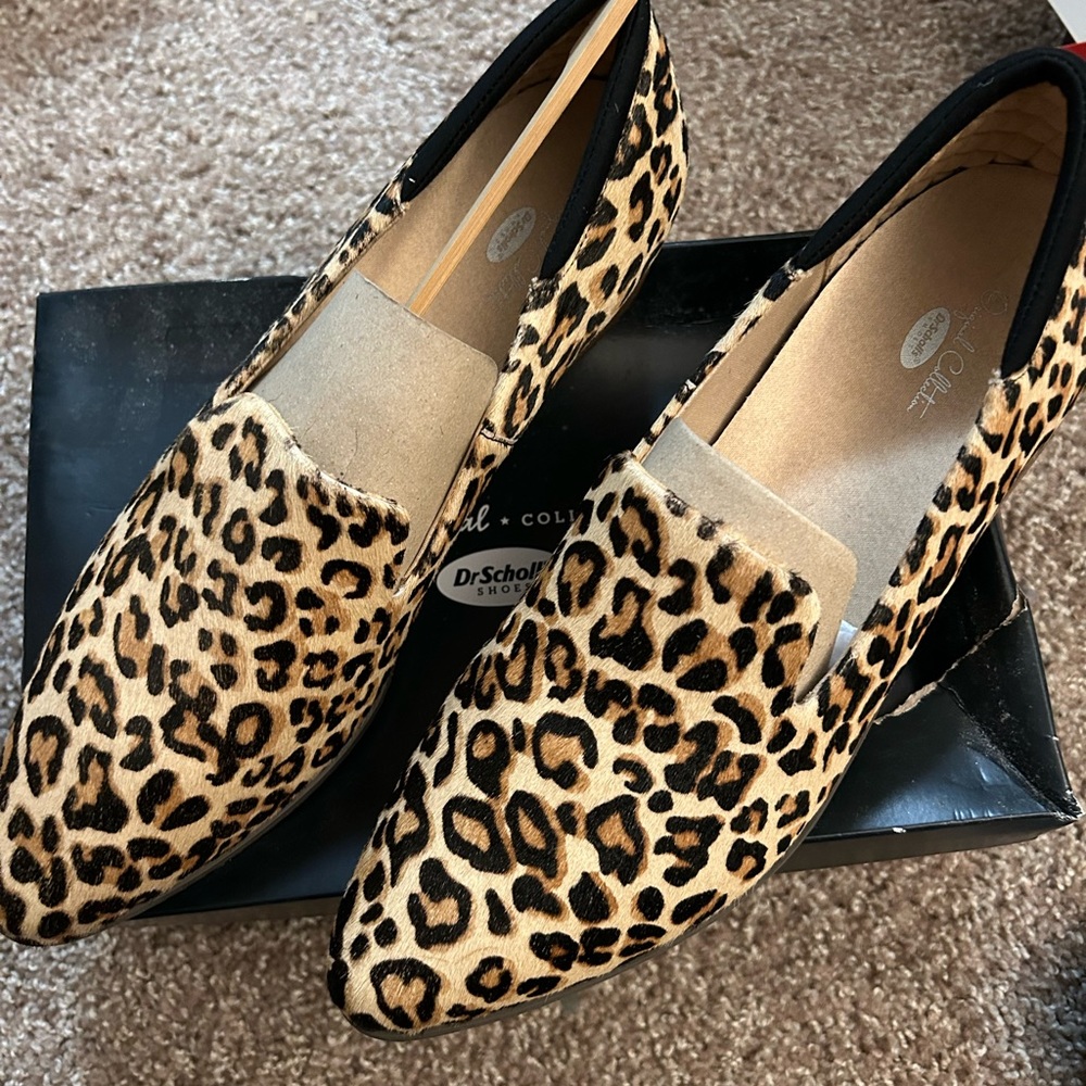 Brand new, Dr. Scholl’s leopard flats. Size 11